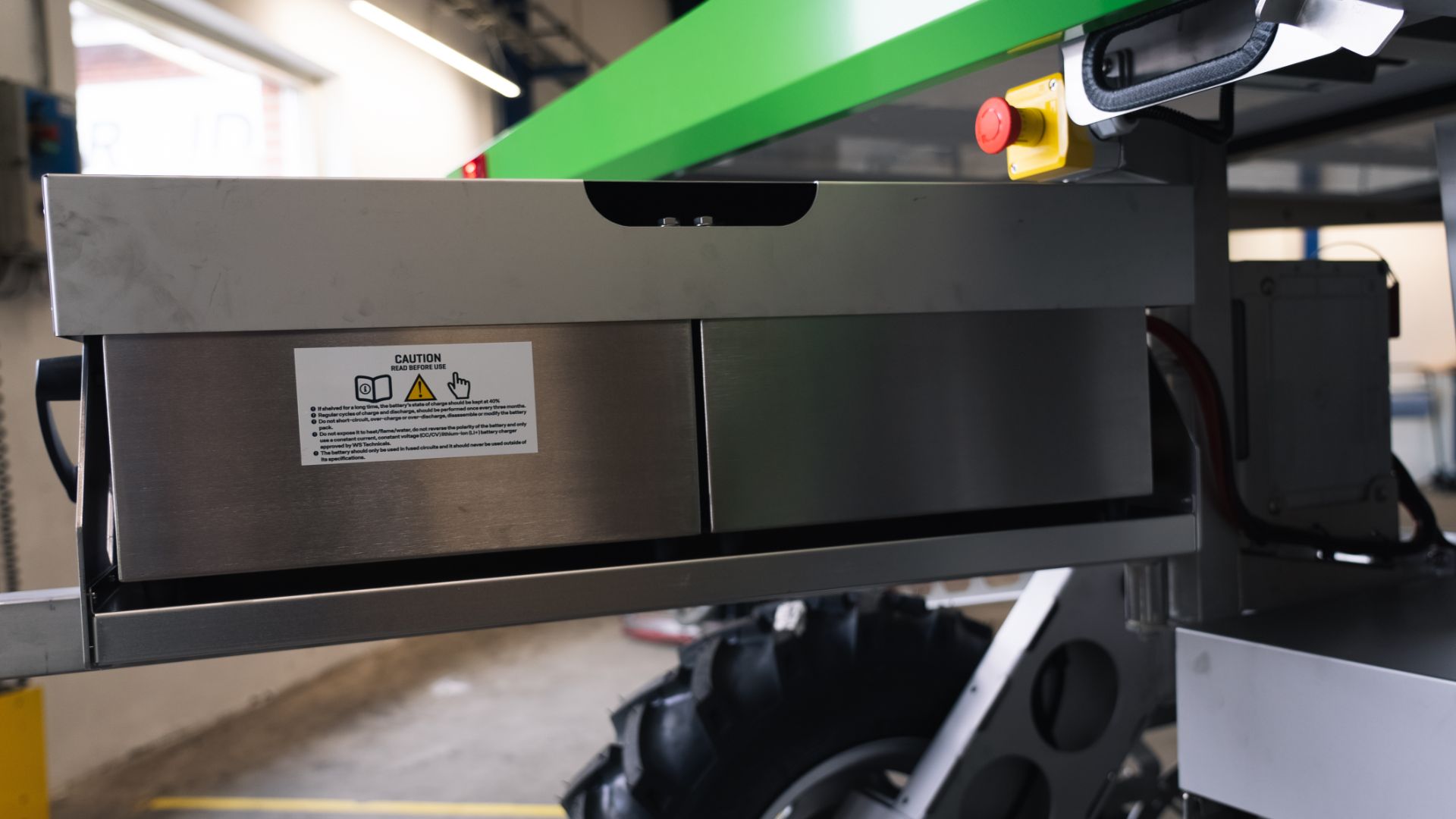 Power bank turned out of a FarmDroid