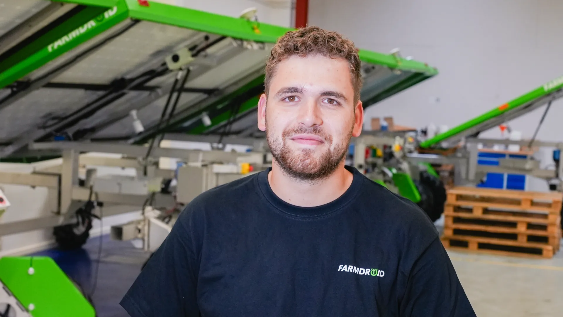 Bram Hendrickx, responsable de marché chez FarmDroid