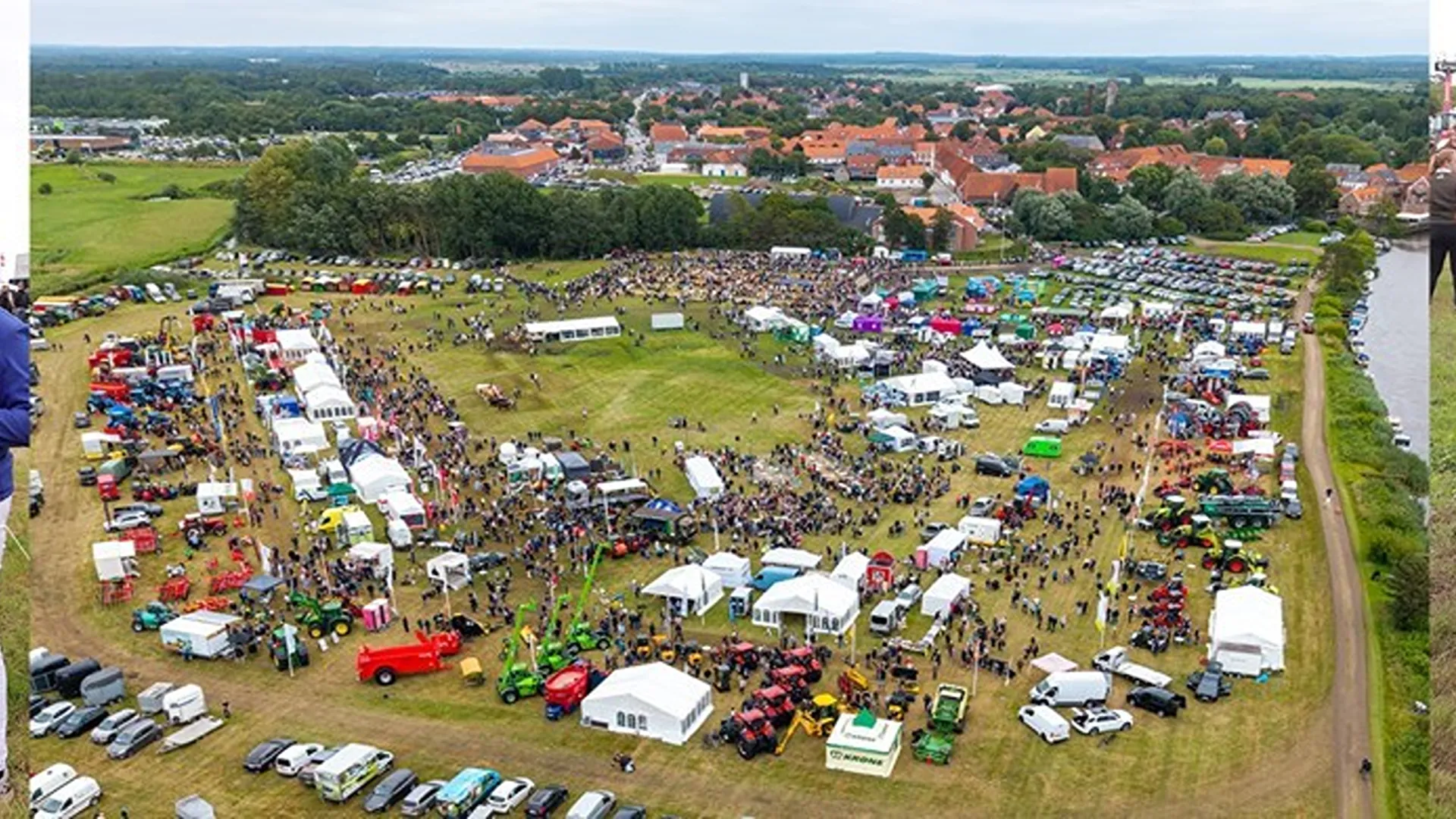 Ribe dyrskue seen from above